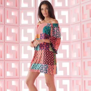 Trina Turk silk floral mini dress